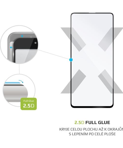 Ochranné tvrzené sklo FIXED Full-Cover pro Samsung Galaxy A52/A52 5G/A52s 5G, černé