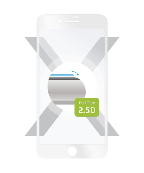 Ochranné tvrzené sklo FIXED Full-Cover pro Apple iPhone 7 Plus/8 Plus, bílé