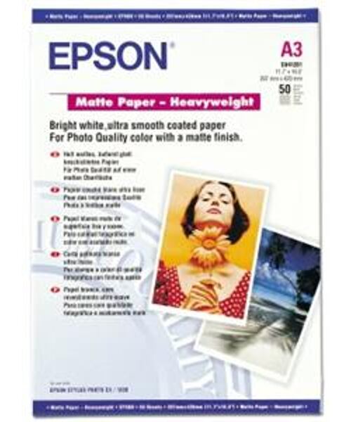EPSON A3,Matte Paper Heavyweight (50listů)