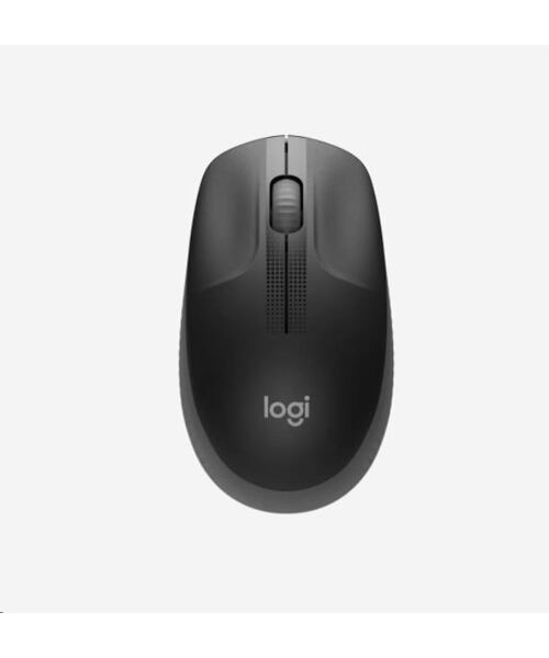 Logitech M190/Kancelářská/Optická/1 000 DPI/Bezdrátová USB/Černá