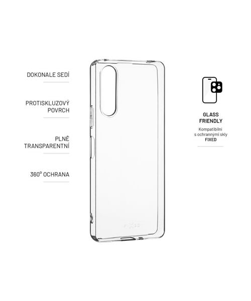 TPU gelový kryt FIXED Story pro Sony Xperia 10 V, čirý