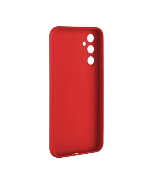 Zadní pogumovaný kryt FIXED Story pro Samsung Galaxy A34 5G, červený