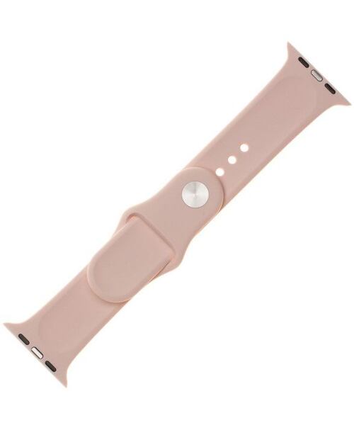 Set silikonových řemínků FIXED Silicone Strap pro Apple Watch 42/44/45/49mm, růžový