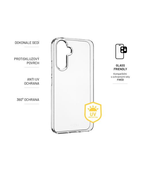 TPU gelový kryt FIXED Story AntiUV pro Samsung Galaxy A54 5G, čirý