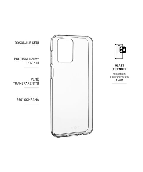 TPU gelový kryt FIXED Story pro Motorola Moto G53 5G, čirý
