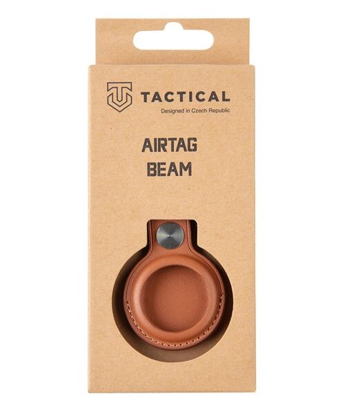 Tactical Airtag Beam Leather Brown
