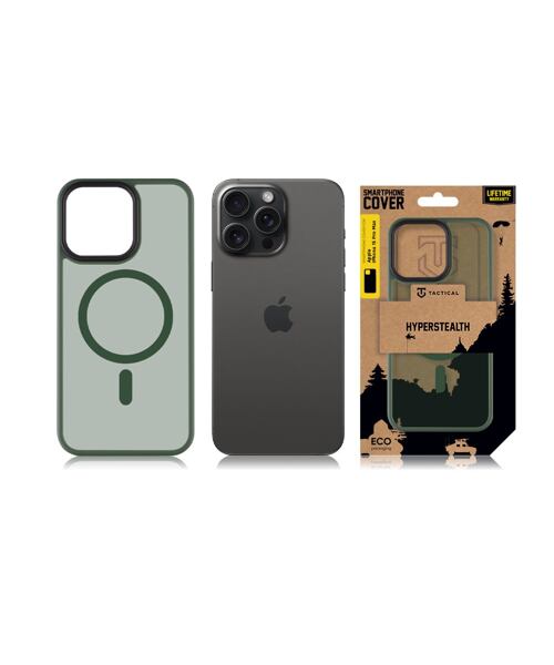 Tactical MagForce Hyperstealth Kryt pro iPhone 15 Pro Max Forest Green