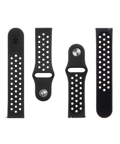 Tactical 234 Double Silikonový Řemínek 22mm Black