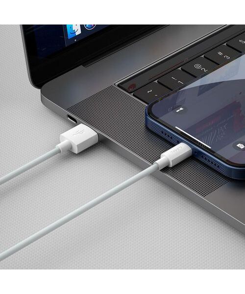 Baseus Lightning Simple Wisdom cable (2pcs/set) 2.4A 1.5m White (TZCALZJ-02)