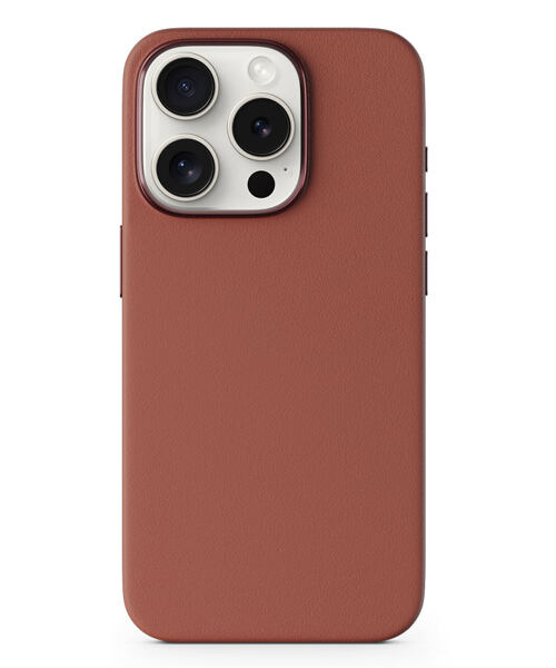 Epico Mag+ Leather Case iPhone 15 Brown