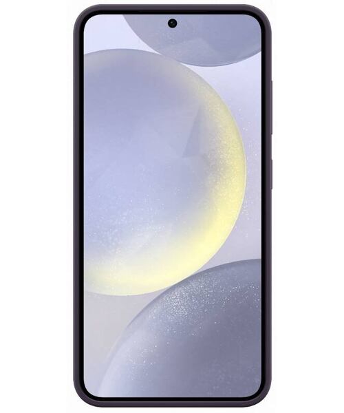 EF-PS921TEE Samsung Silikonový Kryt pro Galaxy S24 Dark Violet