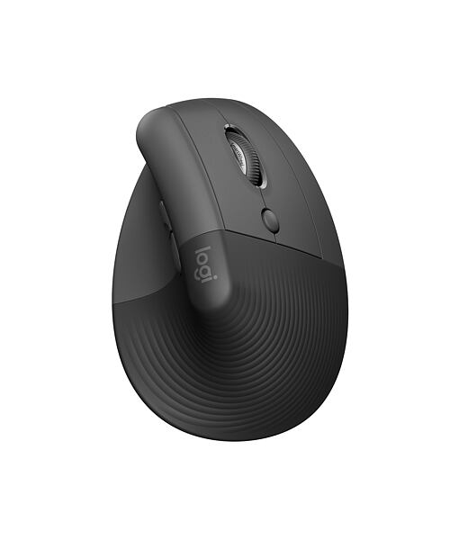 LOGITECH Lift For Business/Ergonomická/Optická/Pro praváky/4 000 DPI/USB+BT/Grafitová