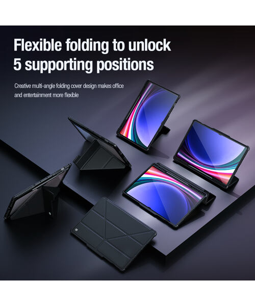 Nillkin Bumper PRO Protective Stand Case Multi-angle pro Samsung Galaxy Tab S9 Ultra/S10 Ultra Black