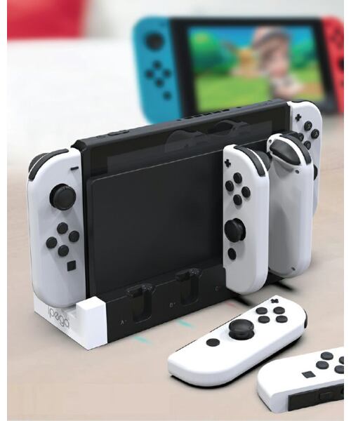 iPega 9186 Charger Dock pro N-Switch a Joy-con White/Black