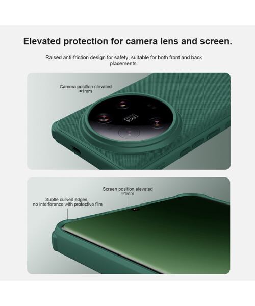 Nillkin Super Frosted PRO Magnetic Zadní Kryt pro Xiaomi 14 Ultra Black