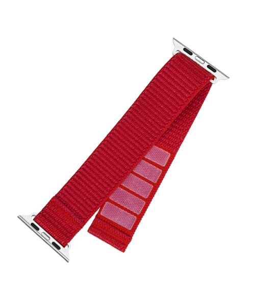 Nylonový řemínek FIXED Nylon Sporty Strap pro Apple Watch Ultra 49mm, červený