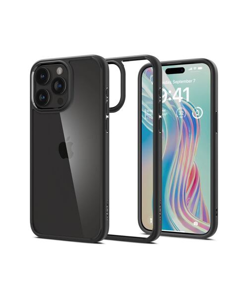 Spigen Crystal Hybrid kryt iPhone 15 Pro matně černý