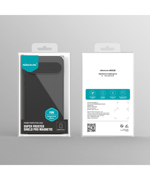 Nillkin Super Frosted PRO Magnetic Zadní Kryt pro Google Pixel 9/9 Pro Black