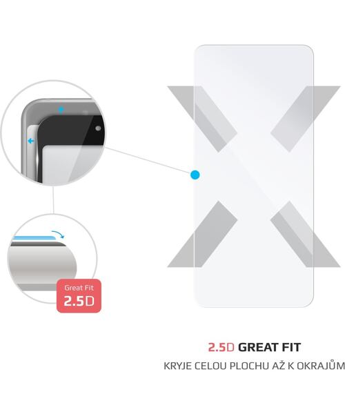 Ochranné tvrzené sklo FIXED pro Samsung Galaxy S21 FE 5G, čiré