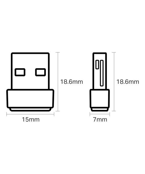 TP-Link Archer T2U Nano AC600 Wifi Dual Band USB Adapter