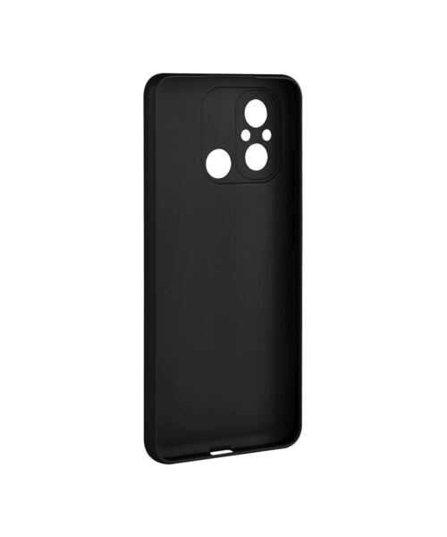 Zadní pogumovaný kryt FIXED Story pro Xiaomi Redmi 12C, černý