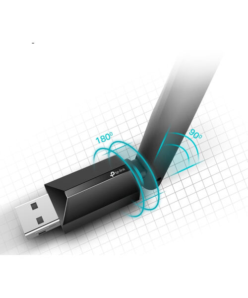 TP-Link Archer T2U Plus AC600 High Gain USB Adapter