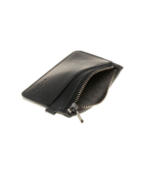 Kožená peněženka FIXED Coins, černá