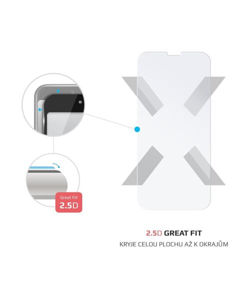 Ochranné tvrzené sklo FIXED pro Samsung Galaxy A25 5G, čiré