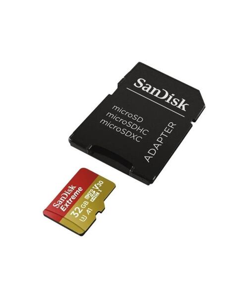 SanDisk Extreme/micro SDHC/32GB/UHS-I U3 / Class 10/+ Adaptér