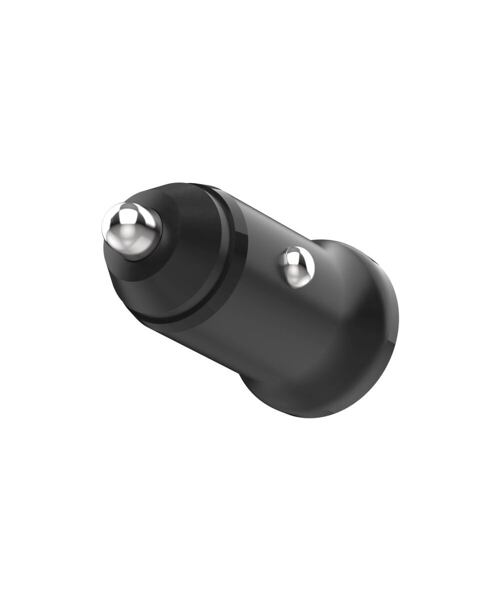 Autonabíječka FIXED s USB-C a USB výstupem a podporou PD, 20W, černá