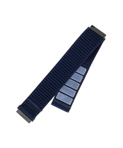 Nylonový řemínek FIXED Nylon Sporty Strap s Quick Release 22mm pro smartwatch, tmavě modrý