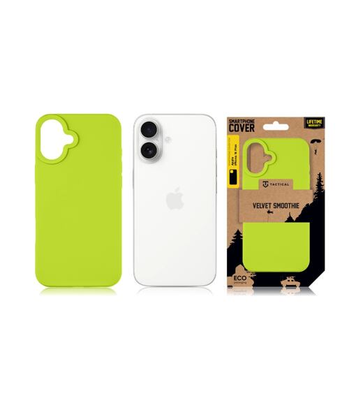 Tactical Velvet Smoothie Kryt pro Apple iPhone 16 Plus Avocado