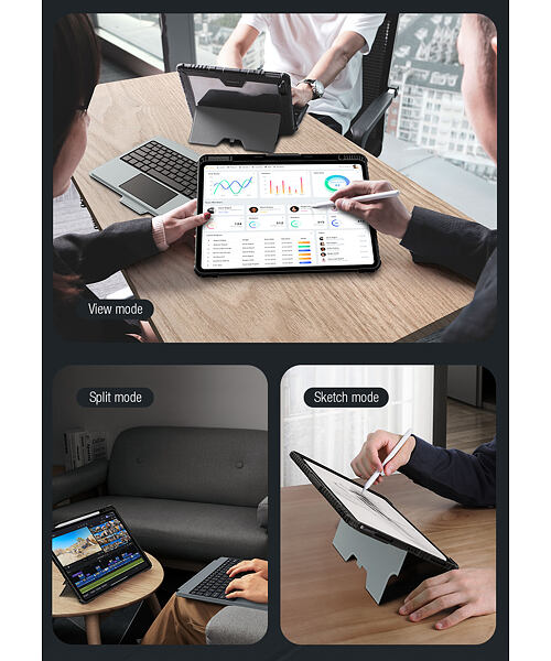 Nillkin Bumper Combo Keyboard Case (Backlit Version) pro iPad Pro 13 2024 Black