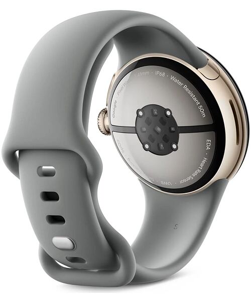 Google Pixel Watch 3 41mm Champagne Gold Aluminum Case/Hazel Active Band