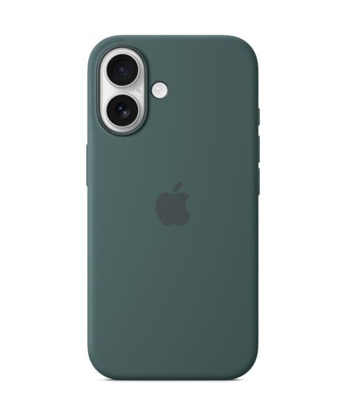 MYY83ZM/A Apple Silikonový Kryt vč. Magsafe pro iPhone 16 Lake Green