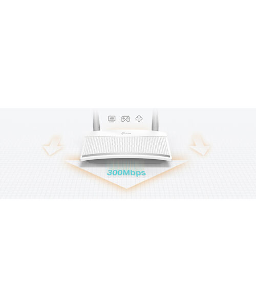 TP-Link TL-WR820N 300Mbps Wireless N Router, 3x10/100 RJ45, rodičovská kontrola, 2x5dBi anténa