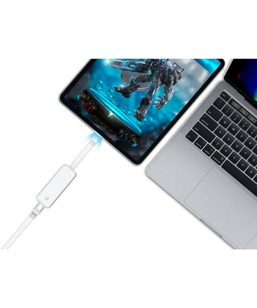 TP-Link UE300C USB 3.0 type-C na gigabitový ethernetový síťový adaptér