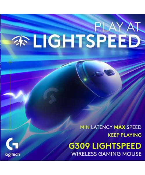 Logitech G309 LIGHTSPEED Gaming Mouse - BLACK - EER2