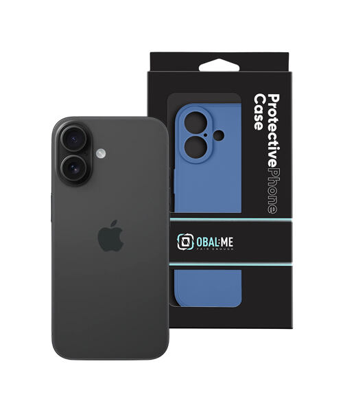 OBAL:ME Matte TPU Kryt pro Apple iPhone 16 Dark Blue