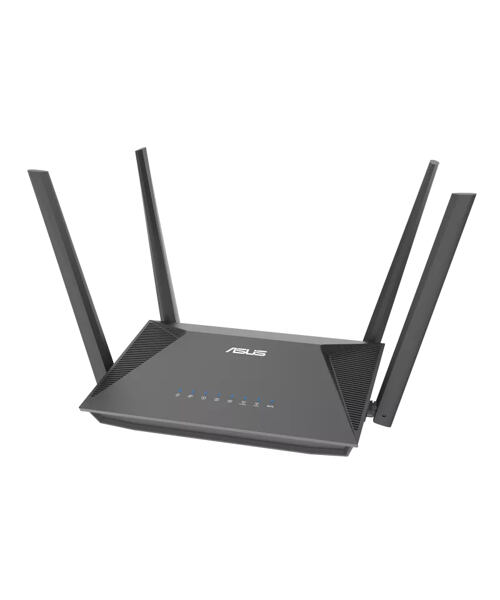 ASUS RT-AX52 AX1800 AiMesh bezdrátový router Gigabit Ethernet Dvoupásmový (2,4 GHz / 5 GHz) Černá