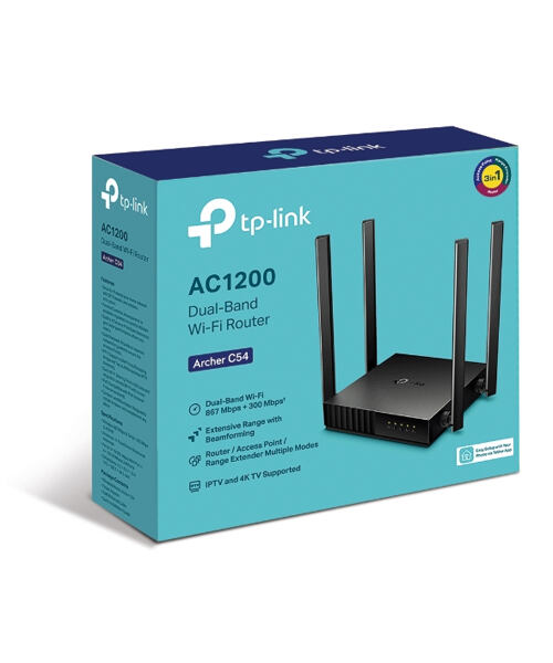 TP-link Archer C54 AC1200 WiFi DualBand Router/AP/extender