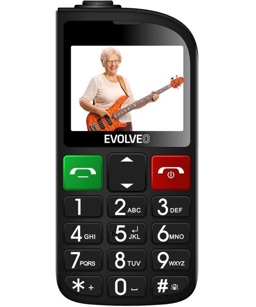EVOLVEO EasyPhone FL Black