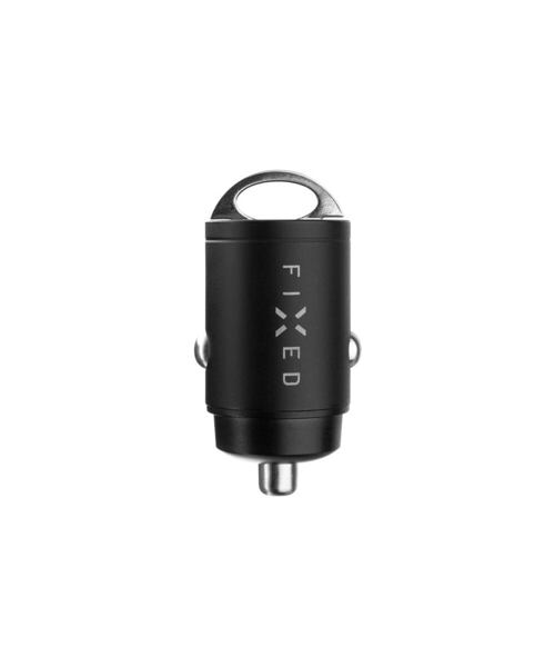 Set autonabíječky FIXED s 2xUSB-C výstupem a USB-C/Lightning kabelu, podpora PD, 1,2 metr, MFI, 30W,