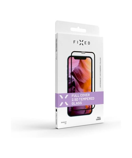 Ochranné tvrzené sklo FIXED Full-Cover pro Samsung Galaxy S24 FE, černé