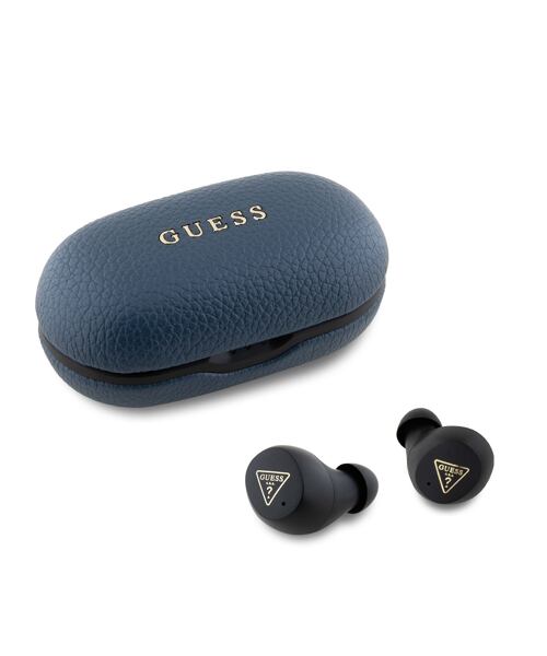 Guess PU Grained ENC TWS Bezdrátová Sluchátka Blue