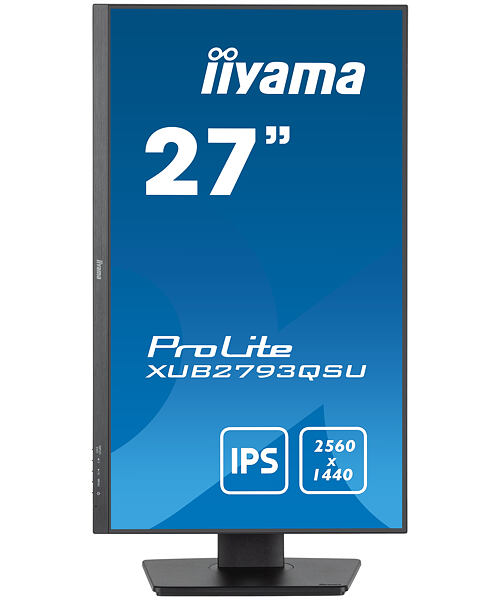 iiyama XUB2793QSU-B7 počítačový monitor 68,6 cm (27") 2560 x 1140 px Wide Quad HD LED Černá