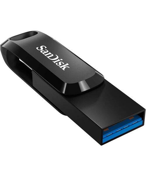SanDisk Ultra Dual Drive Go/512GB/USB 3.1/USB-A + USB-C/Černá