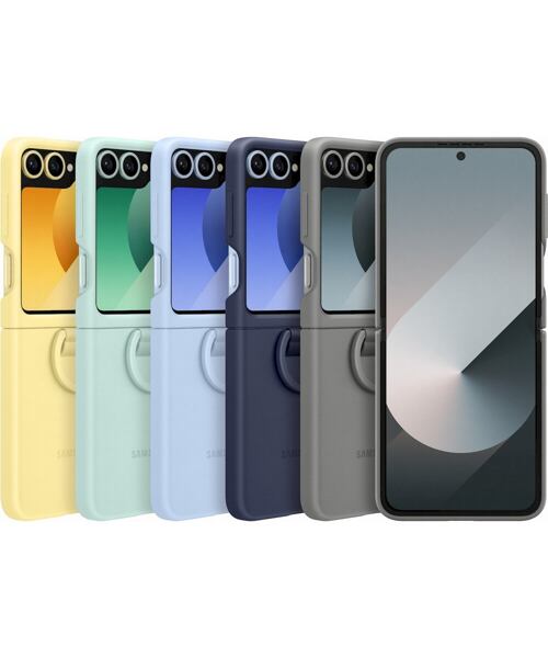 EF-PF741TNE Samsung Silikonový Kryt s Kroužkem pro Galaxy Z Flip 6/7 FE Navy