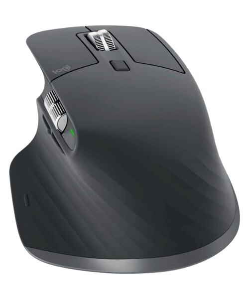 Logitech MX Master 3S/Kancelářská/Laserová/Pro praváky/8 000 DPI/USB+BT/Grafitová