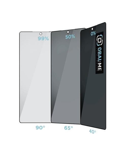 OBAL:ME Privacy 5D Tvrzené Sklo pro Samsung Galaxy S25 Ultra Black